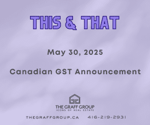 Canadian GST Announcement