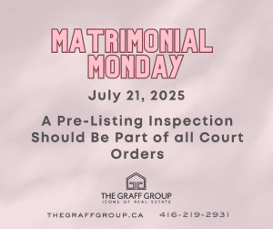 A Pre-Listing Inspection Should Be Part of all Court Orders