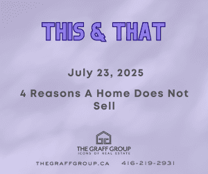 4 Reasons A Home Does Not Sell