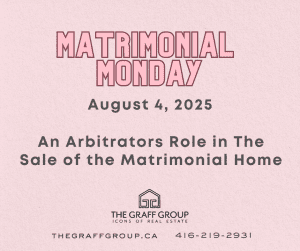 An Arbitrators Role in The Sale of the Matrimonial Home