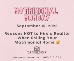 Reasons NOT to Hire a Realtor When Selling Your Matrimonial Home 😅