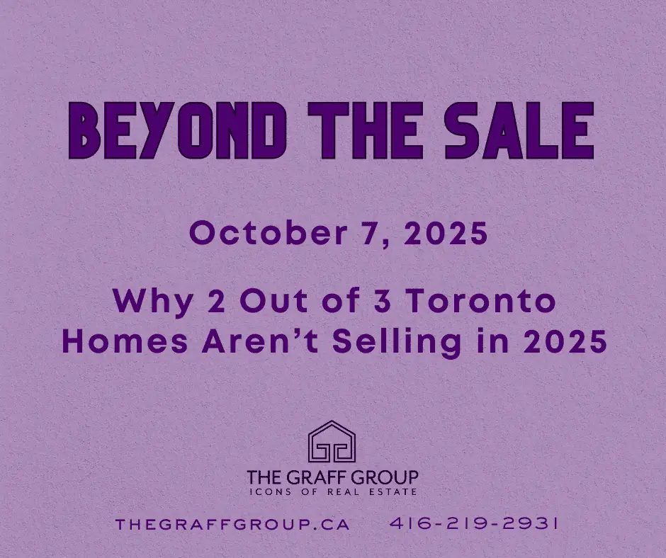 Why 2 Out of 3 Toronto Homes Aren’t Selling in 2025