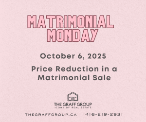 Price Reduction in a Matrimonial Sale
