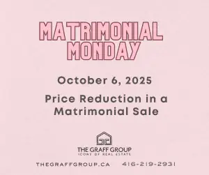 Price Reduction in a Matrimonial Sale