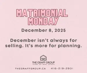 December isn’t always for selling. It’s more for planning.