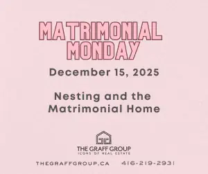 Nesting and the Matrimonial Home