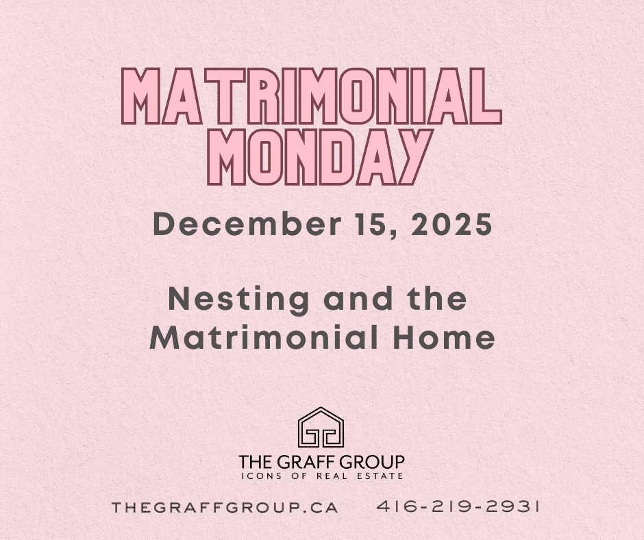 Nesting and the Matrimonial Home