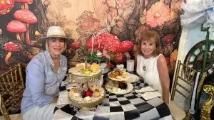Cheryl at Alice’s Teapot Cafe