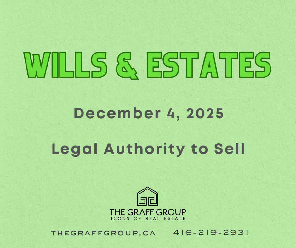 Legal Authority to Sell