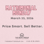 Matrimonial Monday: Price Smart. Sell Better.