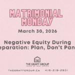 Matrimonial Monday: Negative Equity During Separation: Plan, Don’t Panic