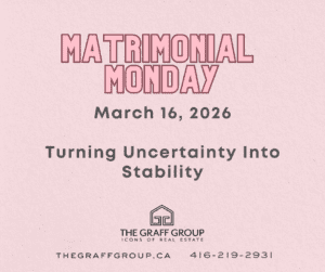 Matrimonial Monday: Turning Uncertainty Into Stability