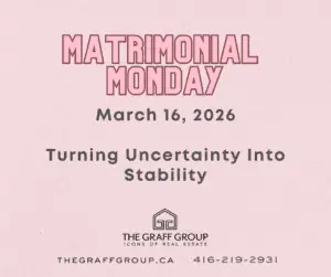 Matrimonial Monday: Turning Uncertainty Into Stability