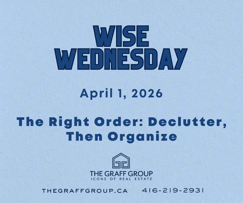 The Right Order: Declutter, Then Organize