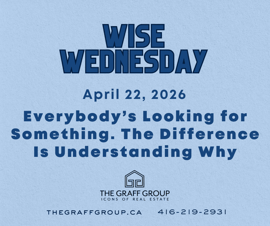 Everybody’s Looking for Something. The Difference Is Understanding Why