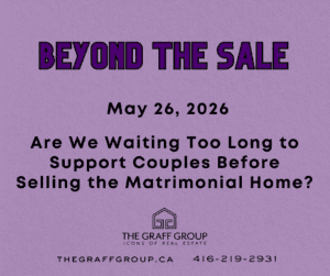 Are We Waiting Too Long to Support Couples Before Selling the Matrimonial Home?