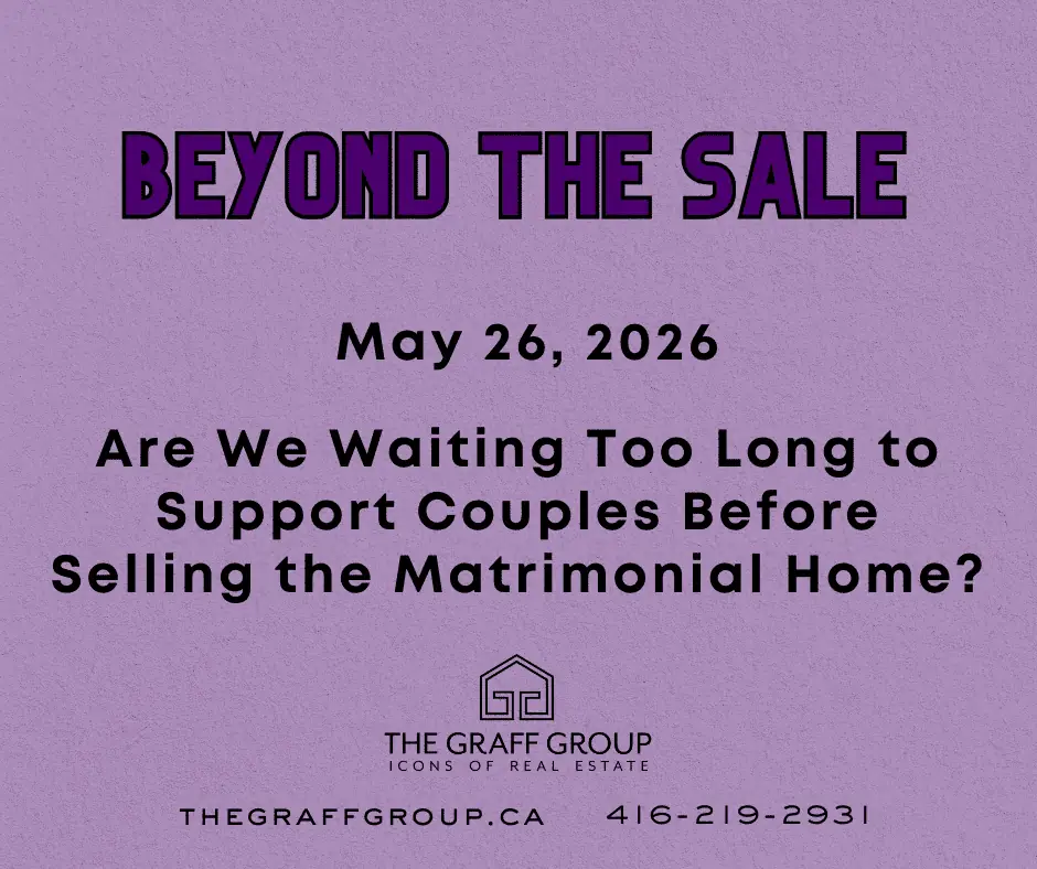Are We Waiting Too Long to Support Couples Before Selling the Matrimonial Home?
