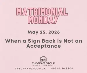 When a Sign Back Is Not an Acceptance