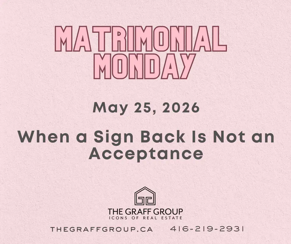 When a Sign Back Is Not an Acceptance