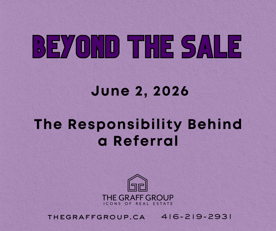 The Responsibility Behind a Referral
