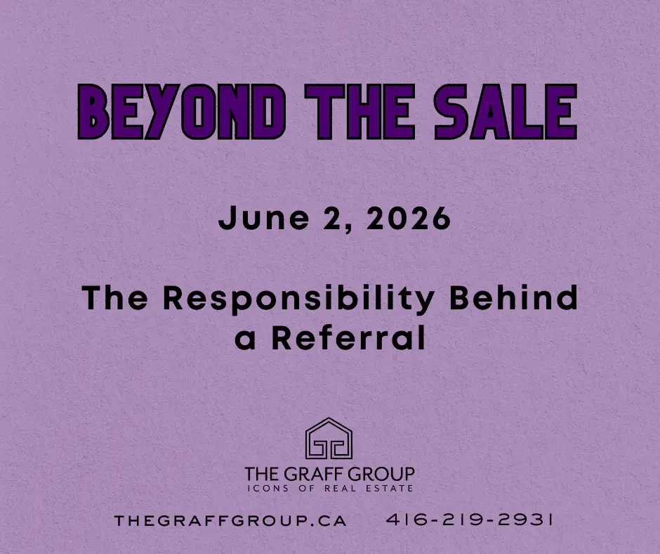 The Responsibility Behind a Referral