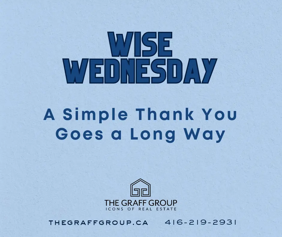 A Simple Thank You Goes a Long Way